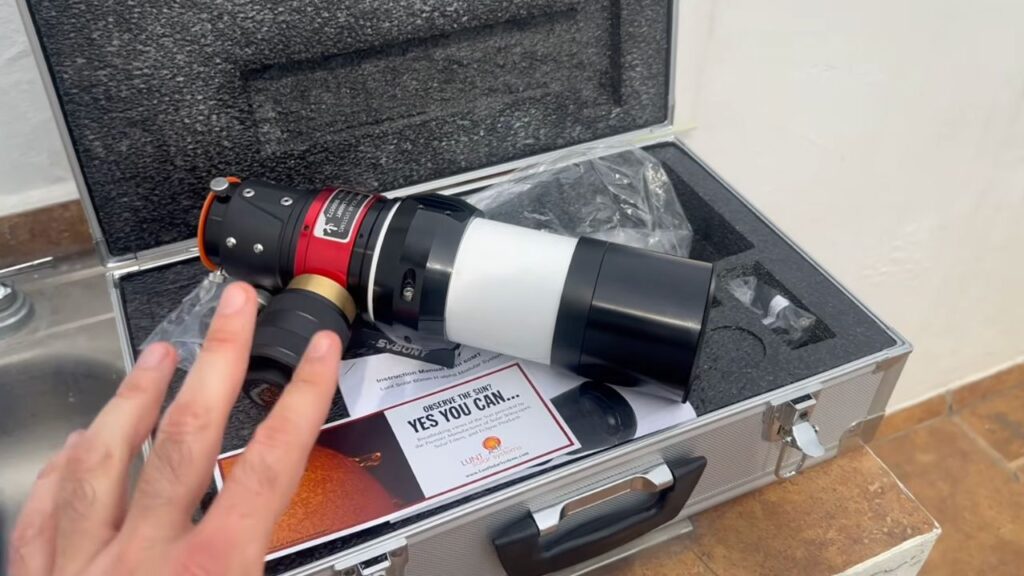 telescopio solar Lunt Coronado H-alfa protuberancias solares
