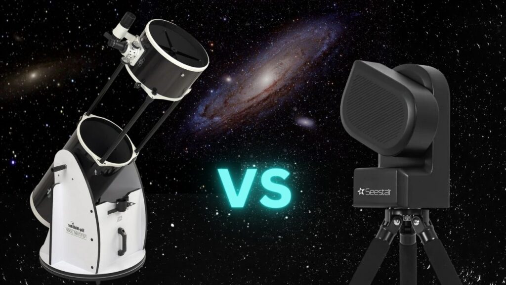 Sky-Watcher FlexTube 300P (visual) vs ZWO Seestar S50 (Astro fotografía) comparativa de telescopios