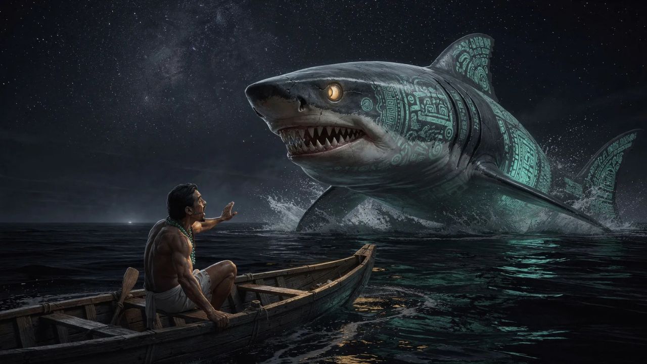 Ah Xoc dios tiburón maya pescador trato inframundo - ASTRONOMIKA TV