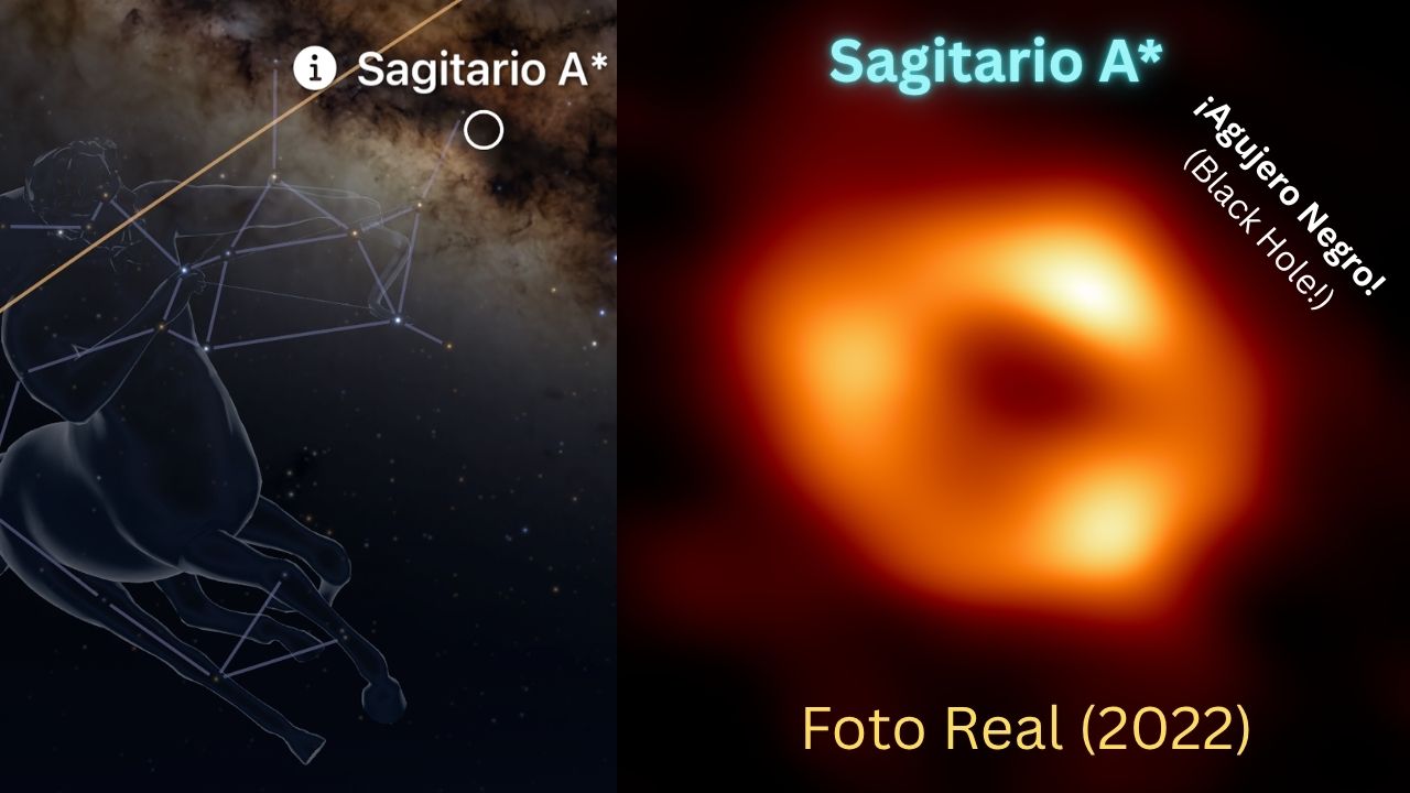 Sagitarius A* primera imagen real agujero negro centro galáctico Event Horizon Telescope 2022 - ASTRONOMIKA TV