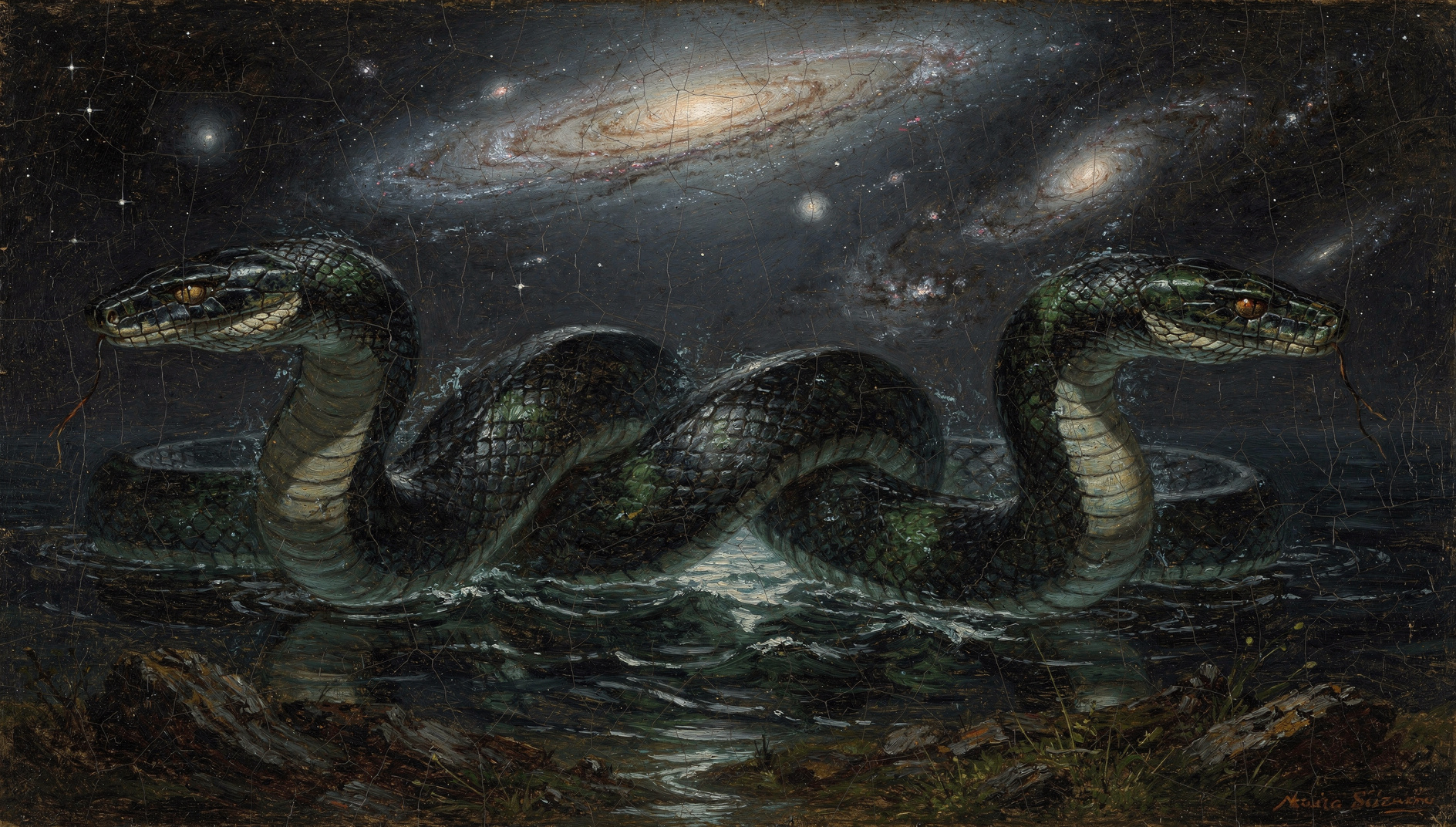 Ahirbudhnya serpiente cosmica vedica nakshatra Uttarabhadrapada Andromeda - ASTRONOMIKA TV