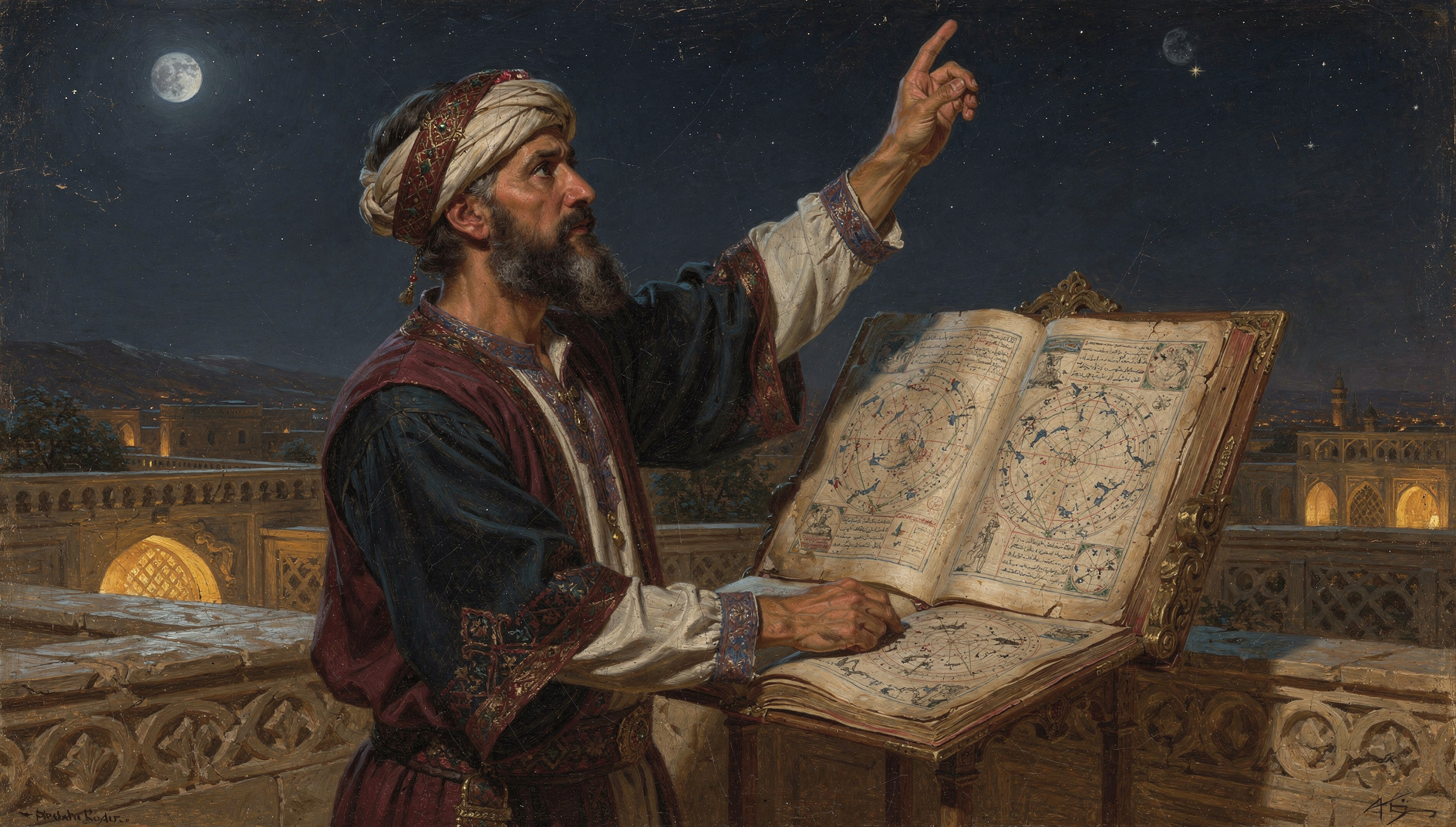 Abd al-Rahman al-Sufi astronomo persa primera galaxia documentada Andromeda - ASTRONOMIKA TV