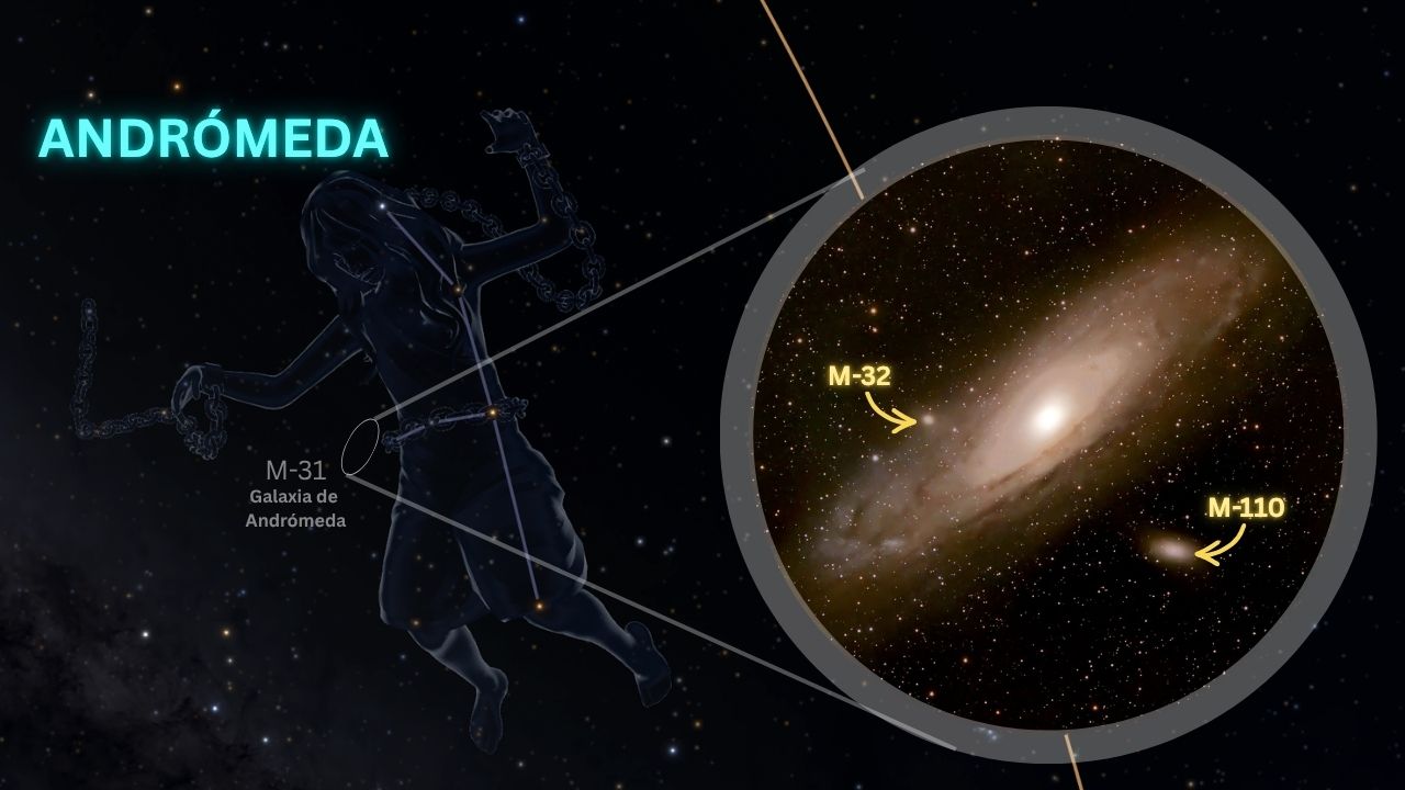 Galaxia de Andromeda M31 M32 M110 ZWO Seestar S50 - ASTRONOMIKA TV