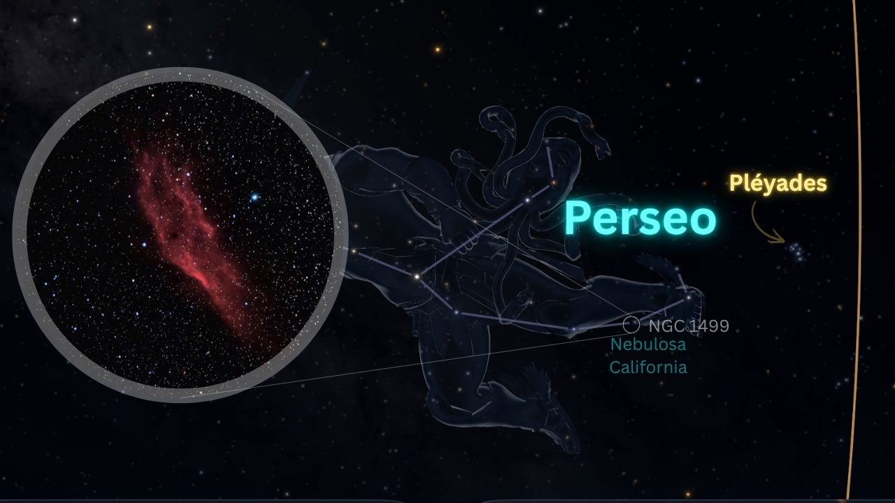 Nebulosa California NGC 1499 en Perseo capturada con ZWO Seestar S50 - ASTRONOMIKA TV