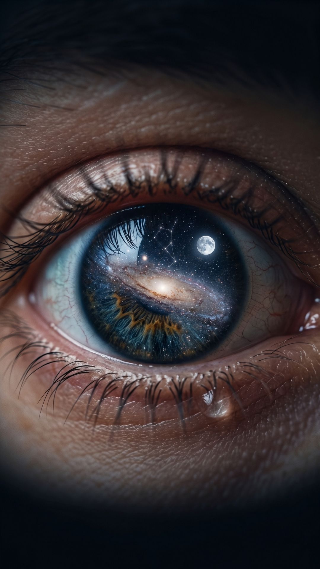 Portada de la canción Overview (The Quiet Sky), Astronomika Beats, reflexión sobre mirar el cielo nocturno