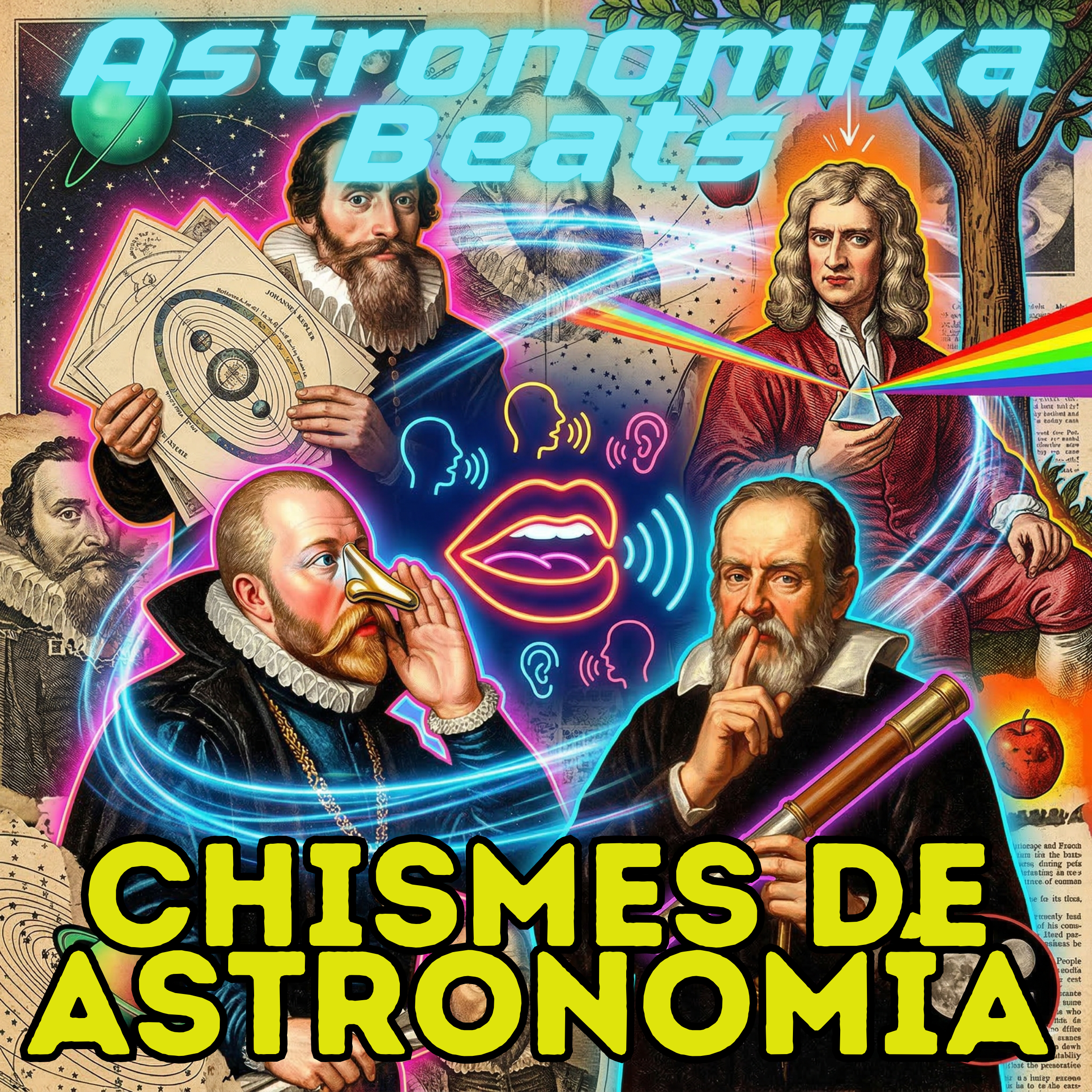 Portada del álbum Chismes de Astronomía - Astronomika Beats
